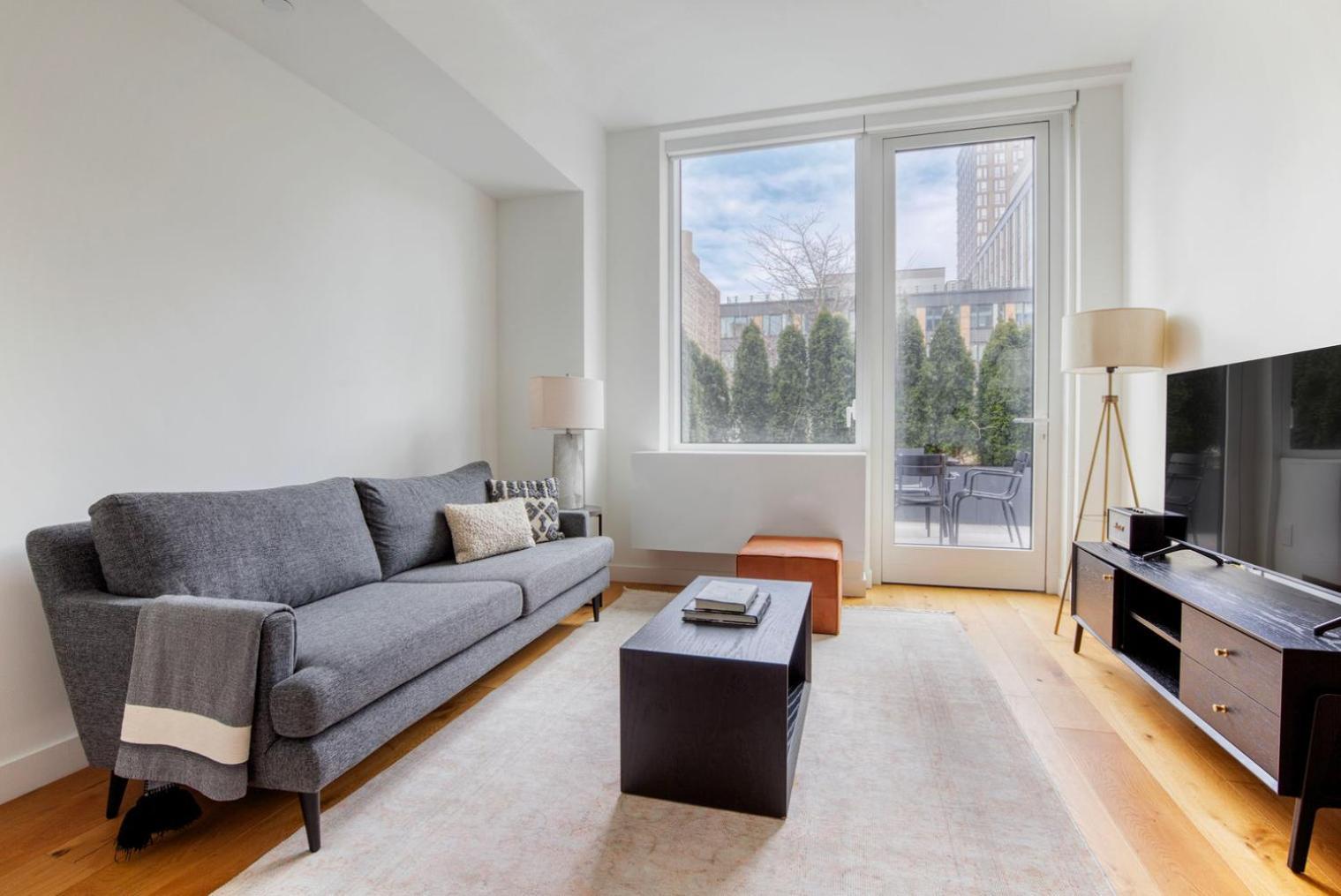 Appartement Les 1br W Lounge Gym Roofdeck Nr Park Nyc-1379 *